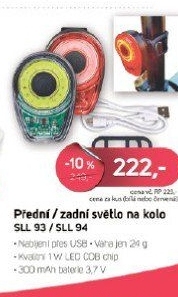 SLL 93 CYKLOSVÍTILNA PŘEDNÍ 1WSENCOR