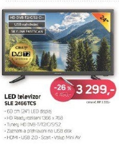 SLE 2466TCS H.265 (HEVC)SENCOR