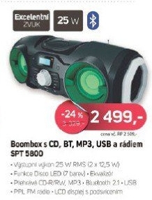 SPT 5800 RADIO S CD/MP3/USB/BTSENCOR