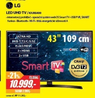 43UK6400LED ULTRA HD LCD TVLG