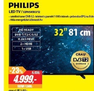 32PHS4503/12HD LED TVPHILIPS