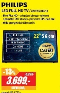 22PFS5303/12 LED FULL HD TV PHILIPS