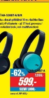 HA-S30BT A UZAVŘ.BLUETOOTH SLUCHÁTKA JVC