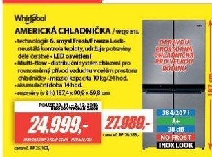 WQ 9E1L CHLADNIČKA SBSWHIRLPOOL