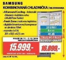 RB 37J500MSA/EF CHLADNIČKA KOMBI SAMSUNG