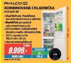 PCD 3241 NF komb. chladnička PHILCO