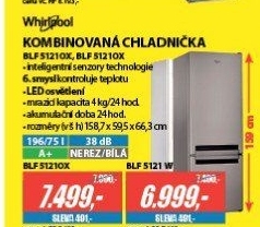 BLF 5121OX CHLADNIČKA KOMBI.WHIRLPOOL