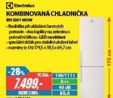EN 3201MOW CHLADNIČKA KOMBI. ELECTROLUX