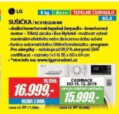 RC 81EU2AV4W SUŠIČKA PRÁDLALG