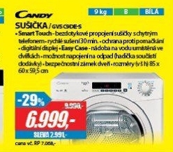 GVS C9DE-S SUŠIČKA PRÁDLACANDY