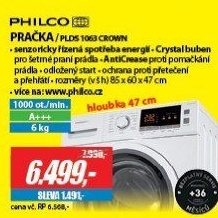 PLDS 1063 Crown pračkaPHILCO
