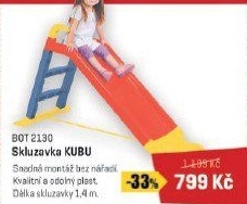 BOT 2130 Skluzavka KUBU BUDDY TOYS