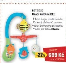 BBT 5020 Hrací kolotoč BeeBUDDY TOYS