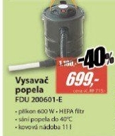FDU 200601-E Vysavač na popel FIELDMANN