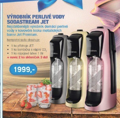 Jet PREMIUM TITAN výr perlivé vody SODA