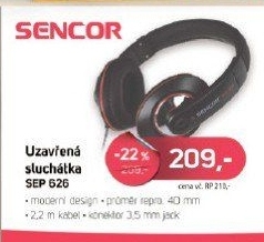 SEP 626SLUCHÁTKA UZAVŘENÁ SENCOR