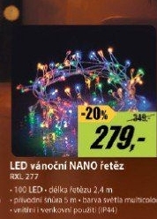RXL 277 Nano ř. 100LED 7,4m MC TM RETLUX