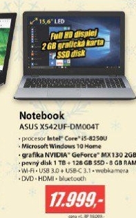 X542UF-DM004T 15,6FH i5 8G 1128G 2G ASUS