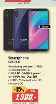 Cubot J3 Black 1GB 16GBCUBOT