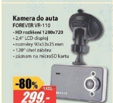 VR-110 kamera do vozu FOREVERCPA