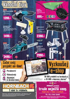 akční leták Hornbach 28.11.2018-1.1.2019