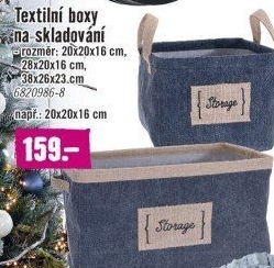 Úložný textilní box