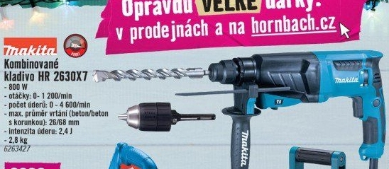 Kombinované kladivo Makita HR 2630X7
