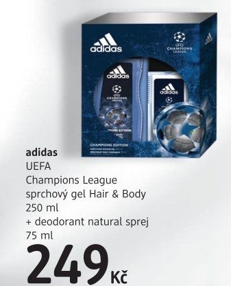 Dárková kazeta pánská UEFA Adidas