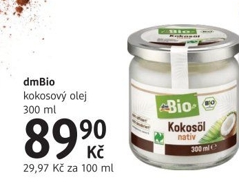 Kokosový olej dm Bio