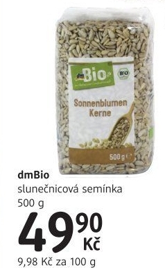 Slunečnicová semínka dm Bio