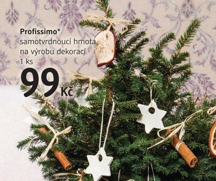 Samotvrdnoucí hmota na výrobu dekorací Profissimo
