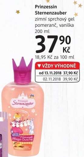 Sprchový gel dětský Prinzessin Sternenzauber
