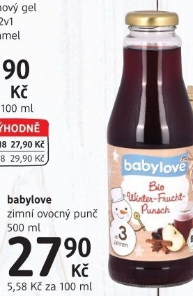 Ovocný punč dětský Babylove