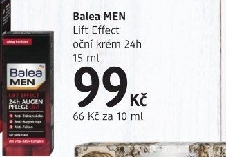 Oční krém pánský Lift Effect Men Balea