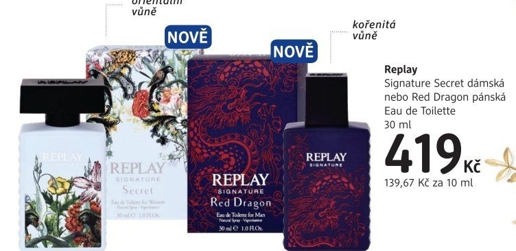 Toaletní voda dámská Signature Secret Replay