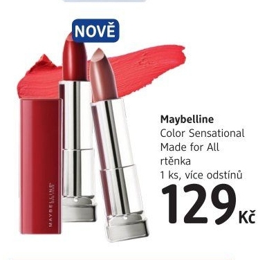 Rtěnka Color Sensational Made for All Maybelline