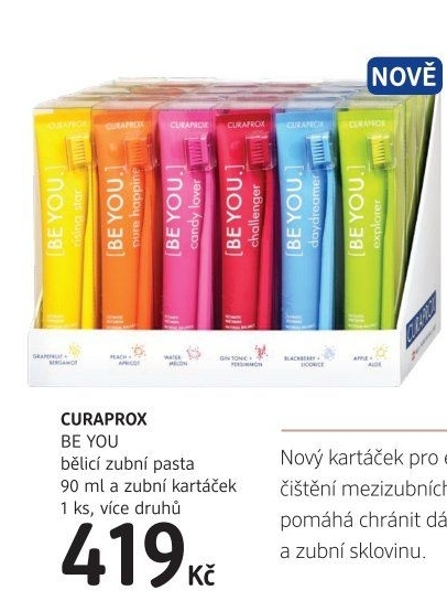 Sada kartáček na zuby + pasta na zuby Curaprox