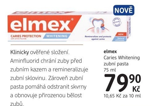 Pasta na zuby Caries Protection Whitening Elmex