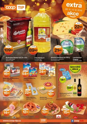 akční leták COOP 28.11.2018-11.12.2018