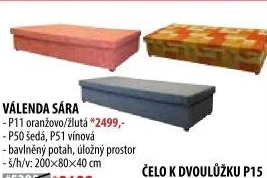 Válenda SÁRA s úložným prostorem P11