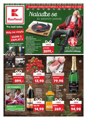 akční leták Kaufland 6.12.2018-12.12.2018