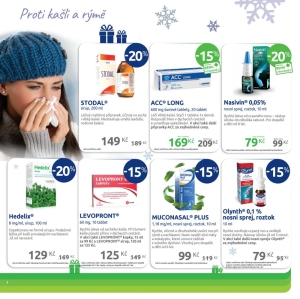 akční leták BENU Lékárna 1.12.2018-31.12.2018