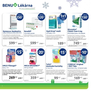 akční leták BENU Lékárna 1.12.2018-31.12.2018