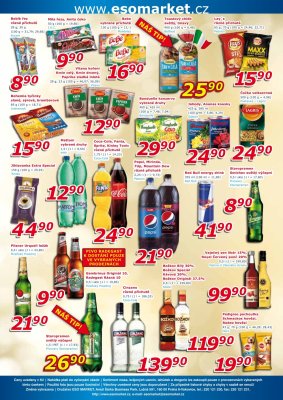 akční leták ESO MARKET 5.12.2018-16.12.2018