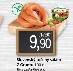 Salám slovenský Maso uzeniny Písek