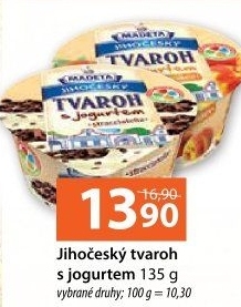Dezert tvaroh s jogurtem jihočeský Madeta