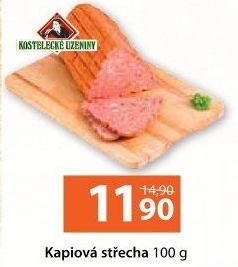 Střecha kapiová Kostelecké uzeniny