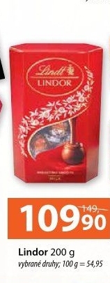 Bonboniéra Pralinky Lindor Lindt