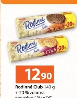 Sušenky Rodinné Club Sedita