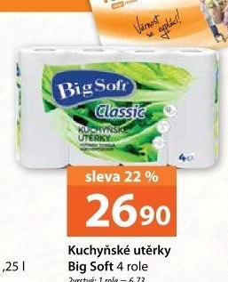 Kuchyňské utěrky 2vrstvé Big Soft